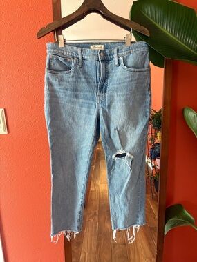 Madewell Light Blue Straight Leg Jeans The Perfect Vintage Jean 31 Petite